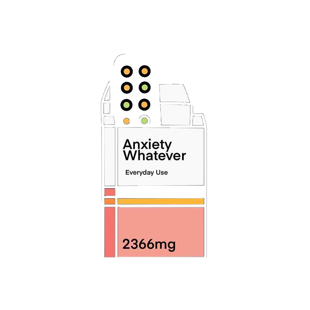 Anxiety-Whatever Sticker